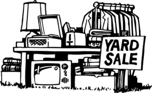 Garage Sales sign
