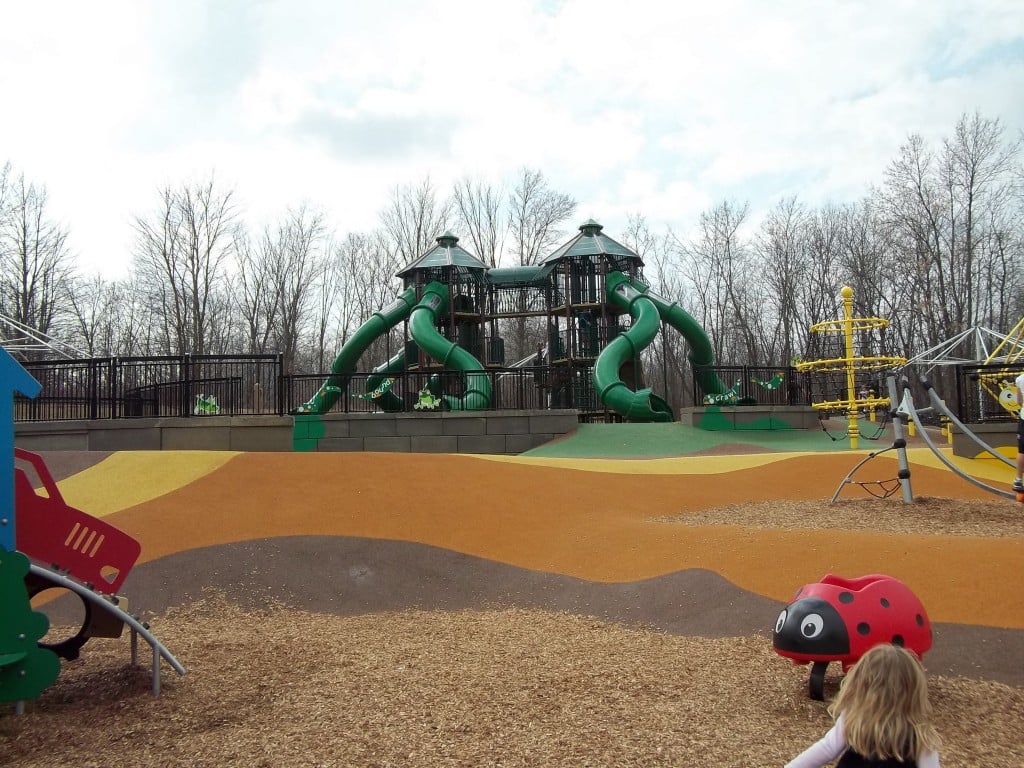 Elm Creek slides Elm Creek Park Reserve in Maple Grove, Minnesota