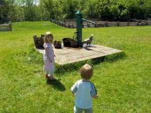 Kids at the well