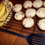 100_0633blog Banana Chocolate Chip Muffins