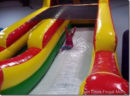 Heidi enjoying slide Heidi enjoying slide