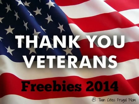 thank you veterans freebies