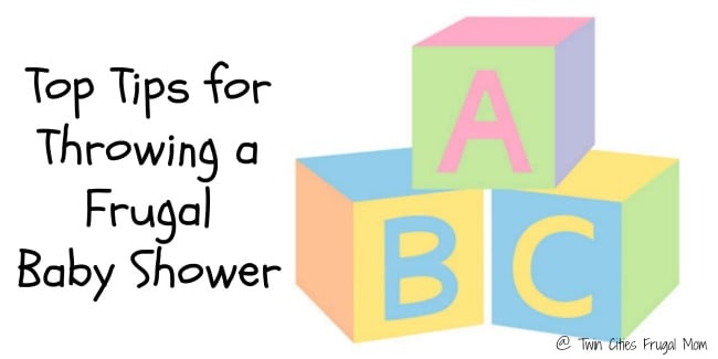 throwing a frugal baby shower