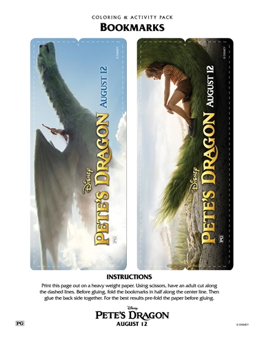 PetesDragonBookmarks