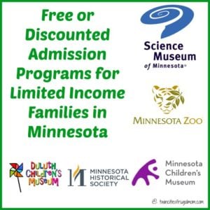 free discounted admission programs minnesota