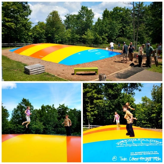 Spirit Mountain Adventure Park Jumping Pillow in Duluth