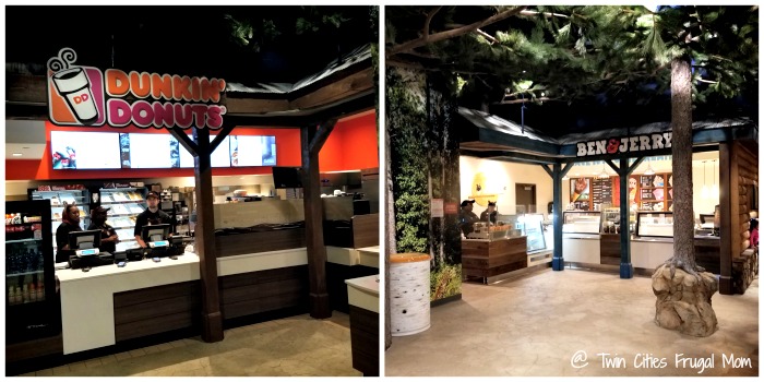 Dunkin' Donuts and Ben & Jerry's at Great Wolf Lodge Bloomington