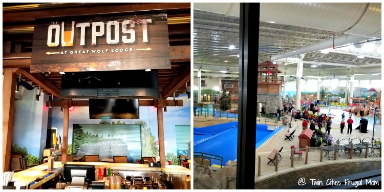 Outpost bar for adults at Great Wolf Lodge Bloomington