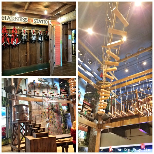 Ropes course at Great Wolf Lodge Bloomington