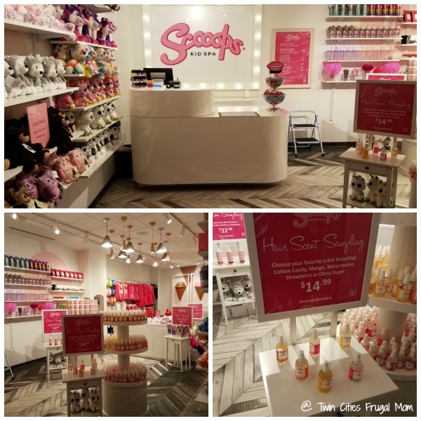 Scoops salon for kids at Great Wolf Lodge Bloomington