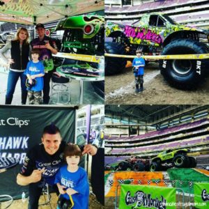 monster jam pit party