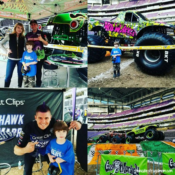 monster jam pit party