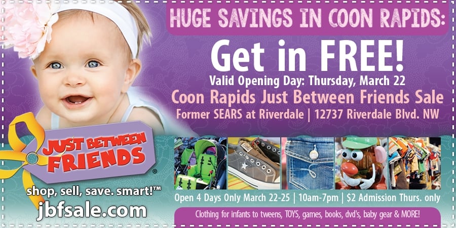 Just Between Friends Coon Rapids