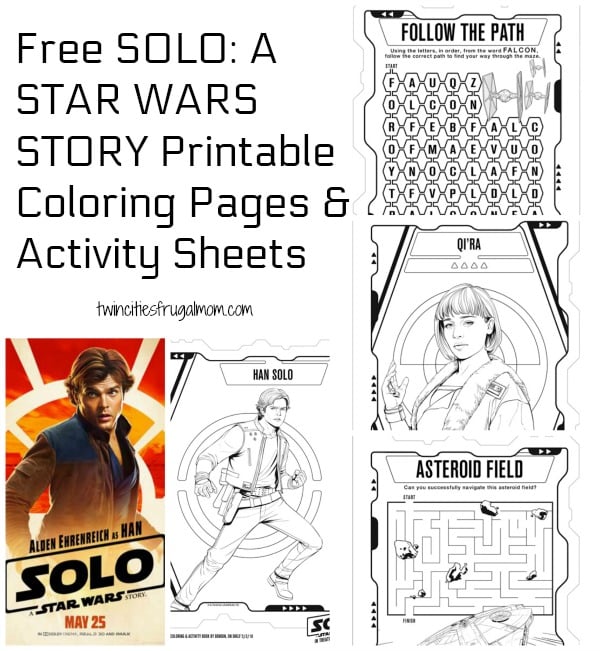 Solo A Star Wars Story Free Printable Coloring Pages Activity Sheets