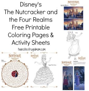Disney's The Nutcracker Free Printables