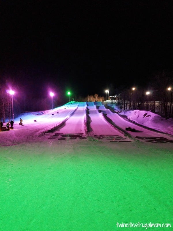 Spirit Mountain Glow Tubing Hill