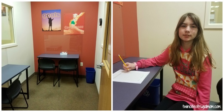 Huntington Learning Center testing room