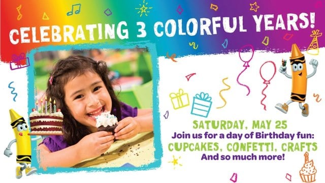 Crayola Experience 3rd Birthday Mall of America