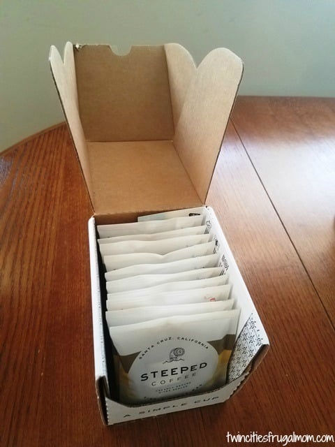 Steeped Coffee 10 Pack Box