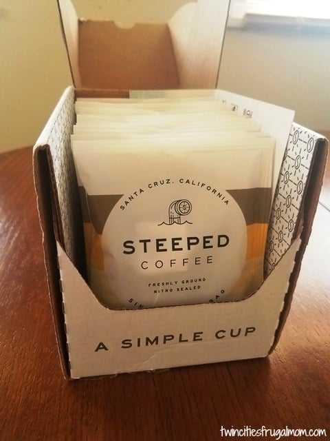 Steeped Coffee 10 Pack Box
