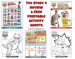 Toy Story 4 Review and Free Printables