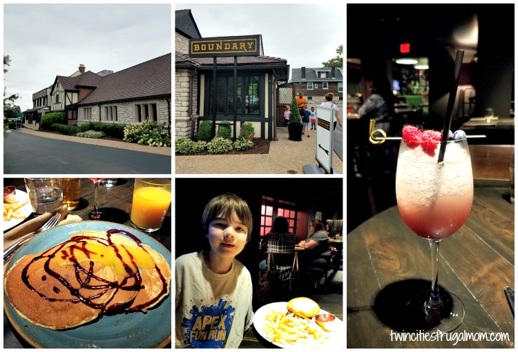 Lunch at the Boundary restaurant in St. Louis