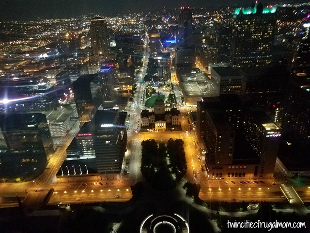 View of St. Louis from the Gateway Arch