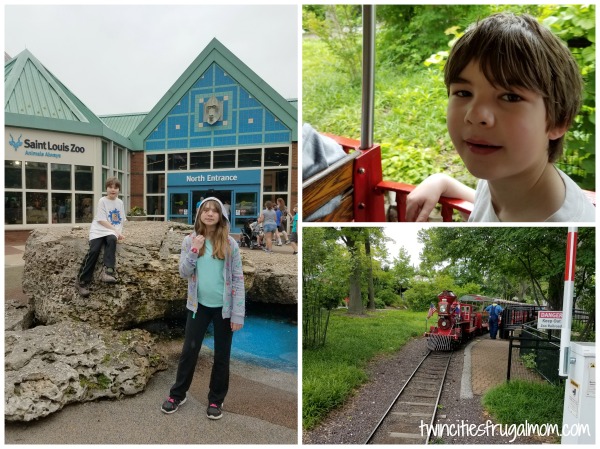 The St. Louis Zoo and train