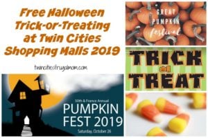 Free Trick-or-Treating at Twin Cities Shopping Malls 2019