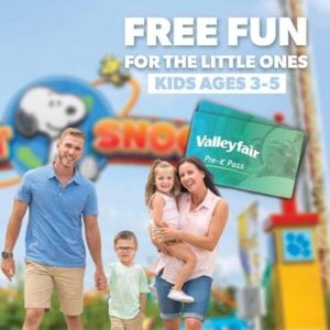 Valleyfair Pre-K Pass