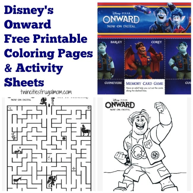 Disney's Onward Free Printables