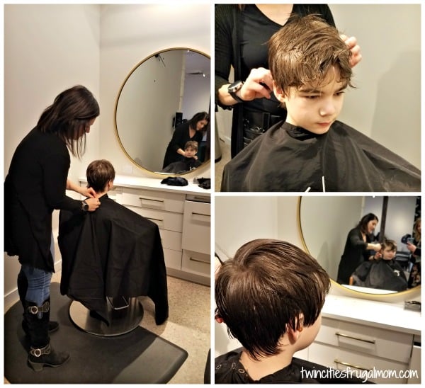Sensory hair cut