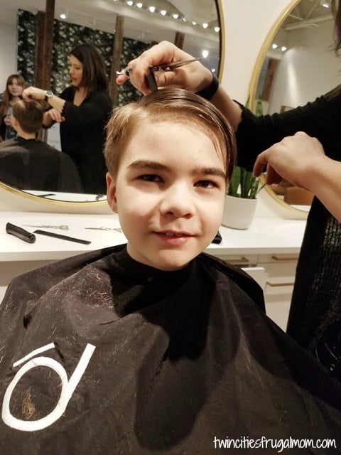 Sensory hair cut