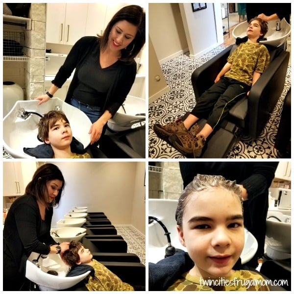 Sensory hair cut