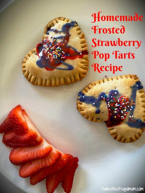 Homemade Frosted Strawberry Pop Tarts Recipe