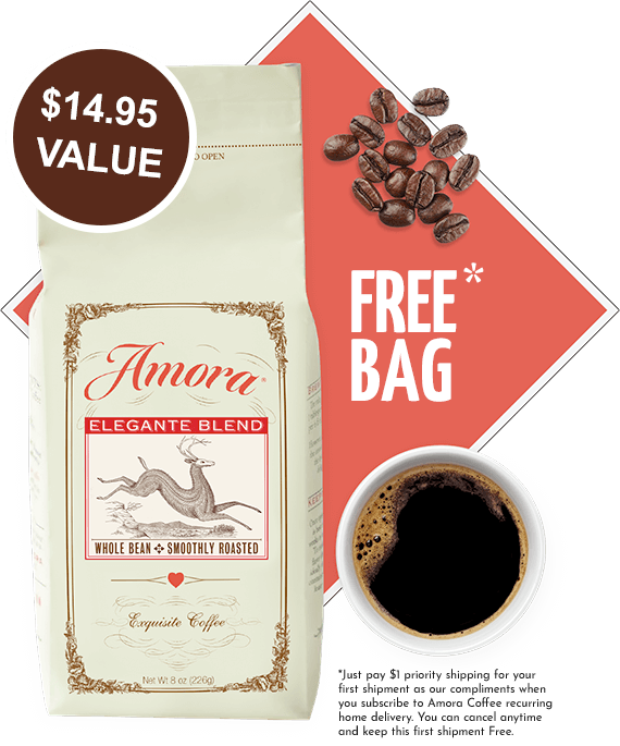 Amora free coffee