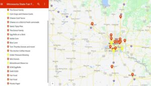 Minnesota State Fair Food Map
