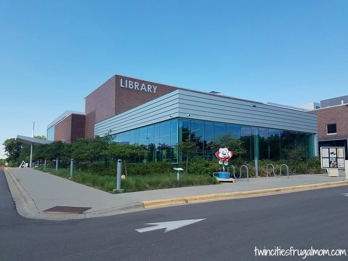 Roseville in Bloom - library