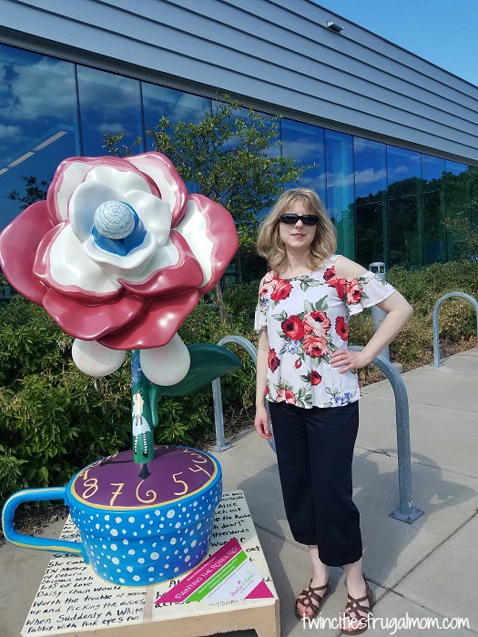 Roseville in Bloom - library