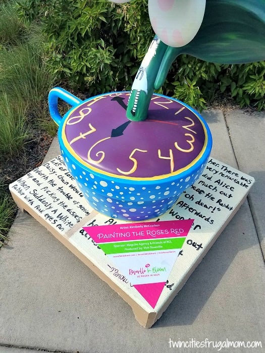 Roseville in Bloom - library