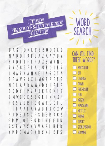 The Baby-Sitters Club Activity Sheets