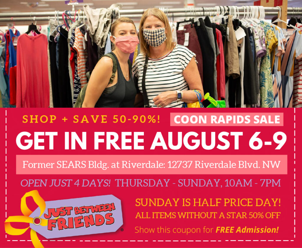 JBF Coon Rapids Fall Sale 2020 Coupon