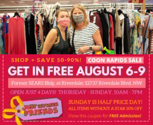 JBF Coon Rapids Fall Sale 2020 Coupon