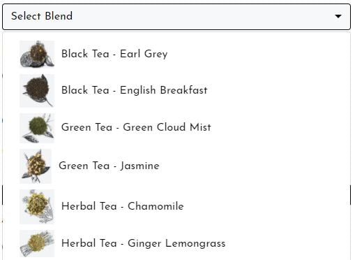 Amora tea blends