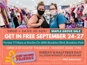 JBF Coon Rapids September 2020