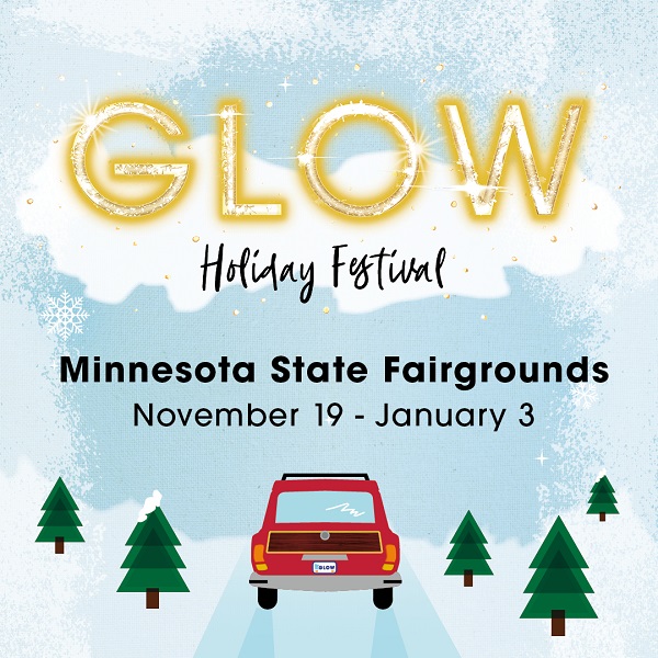 GLOW Holiday Festival DriveThru Light Experience at the Minnesota