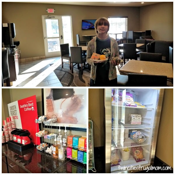 Cobblestone Suites breakfast