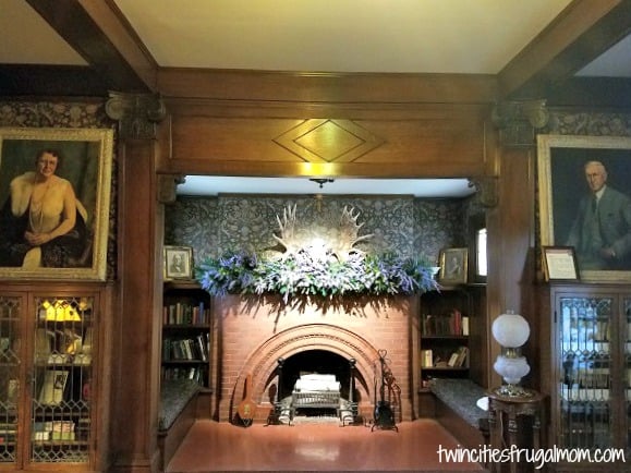 Hormel Historic Home fireplace