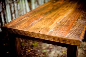 wood table