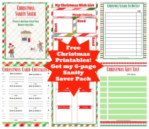 Free Christmas Sanity Saver Pack